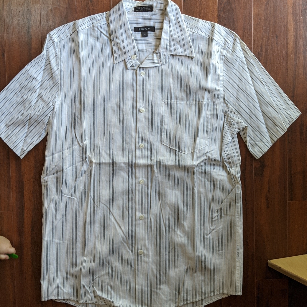 Men's DKNY short sleeve button down
